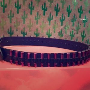 Black belt w/ pink bullet studs